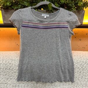 Persaya Gray Girls Blouse